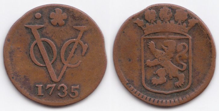 Coins from the Dutch East India Company
